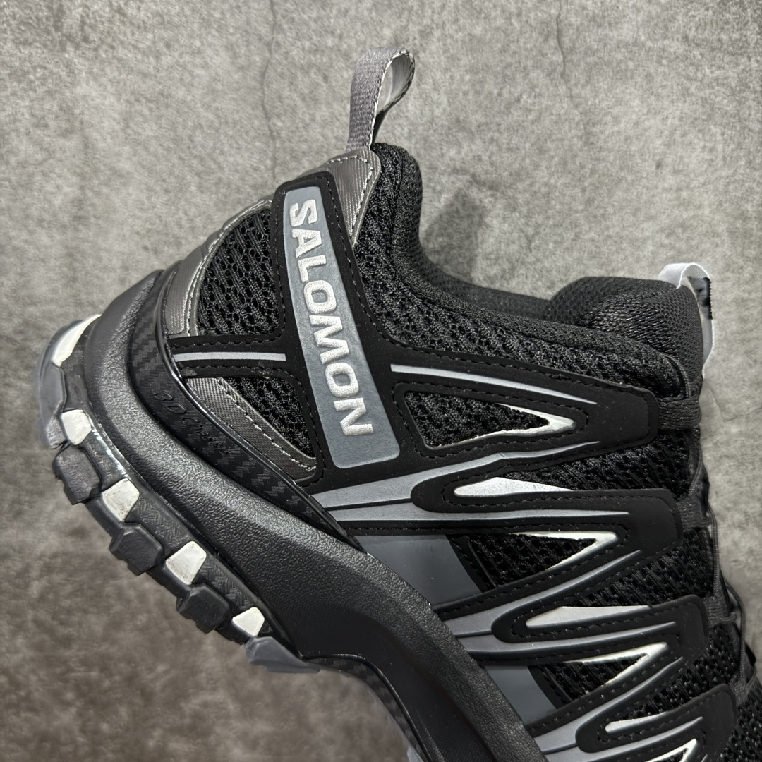 【纯原】SALOMON 萨洛蒙 XA PRO 3D 户外运动 网布减震防滑透气 低帮跑步鞋 男女同款 黑