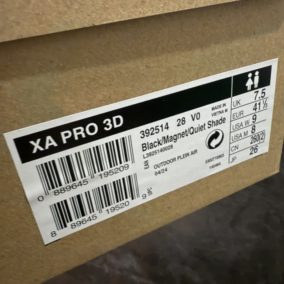 图片[9]-【666版本】SALOMON 萨洛蒙 XA PRO 3D 户外运动 网布减震防滑透气 低帮跑步鞋 男女同款 黑白粗面 392514 全新品质 巅峰之作 所有配色均购物原版拆解1：1开发 原材料打造 非市场公版便宜货 私模大底 清洁度比市场所有版本都高 全套原纸板楦头开发 原厂网布配套 确保原汁原味 完美呈现版型 原档数据独家私模五层组合大底 男女鞋同步官方开发至46 原装Ortholite轻量化鞋垫 中底布带钢印编号 原厂TPU锁扣 进口港宝加持 后跟自然饱满 还原公司包裹性 鞋面采用SENSIFT贴合技术 全方位贴合包裹脚型 鞋跟部鞋底牵引设计 提供强大的抓地性能 更适应野外崎岖不平的道路 其3D ADVANCED CHASSIS底盘 材料轻量大化 钉齿设计更具稳定性 防护性 鞋底易磨损区运用CONTAGRIP高耐磨材料 应对城市硬质路面长距离跑考验 尺码：36 36.5 37.5 38 38.5 39 40 40.5 41 42 42.5 43 44 45 46-选品中心