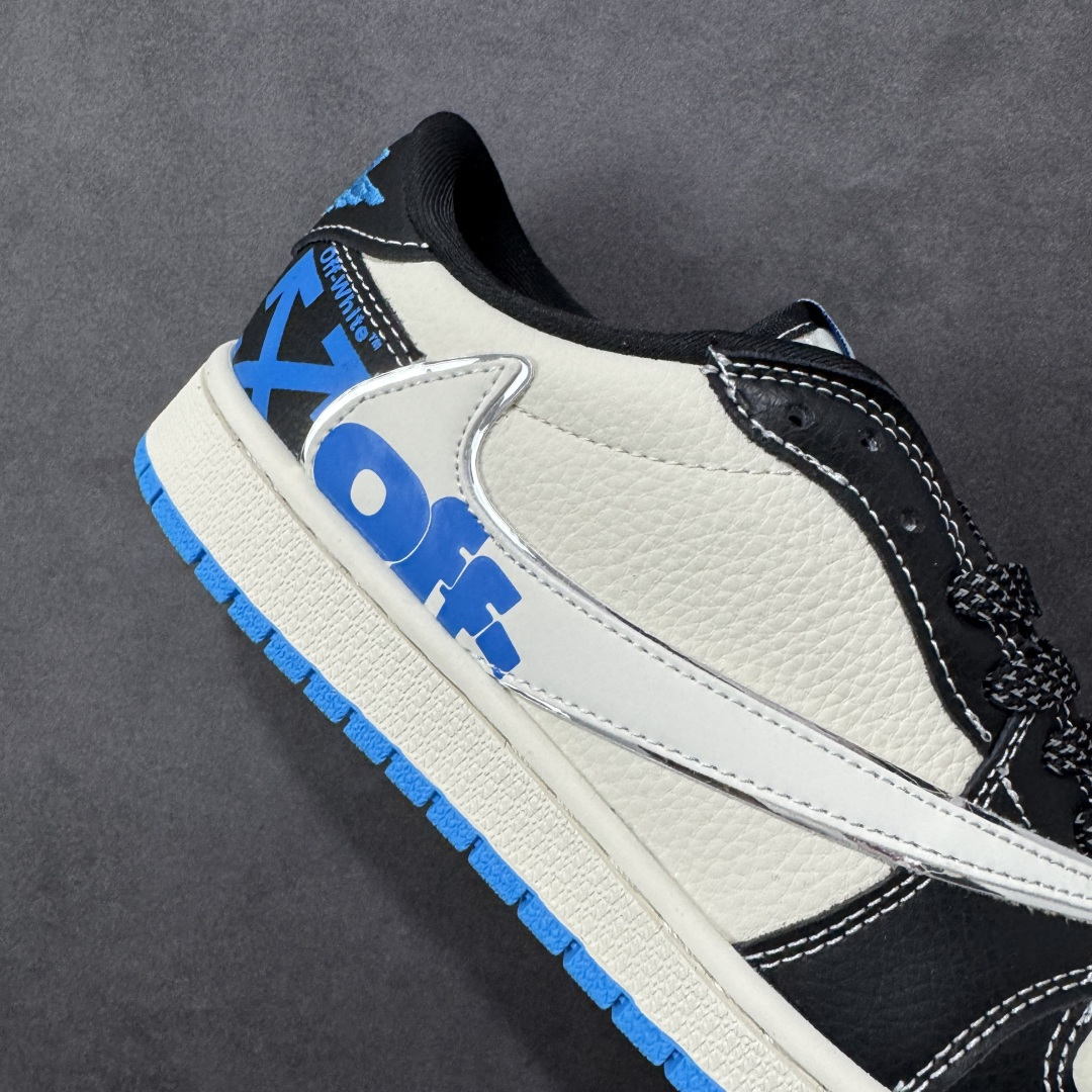 【纯原】Air Jordan 1 Low AJ1 乔1 OWF联名 倒钩高端定制 低帮复古篮球鞋#定制鞋