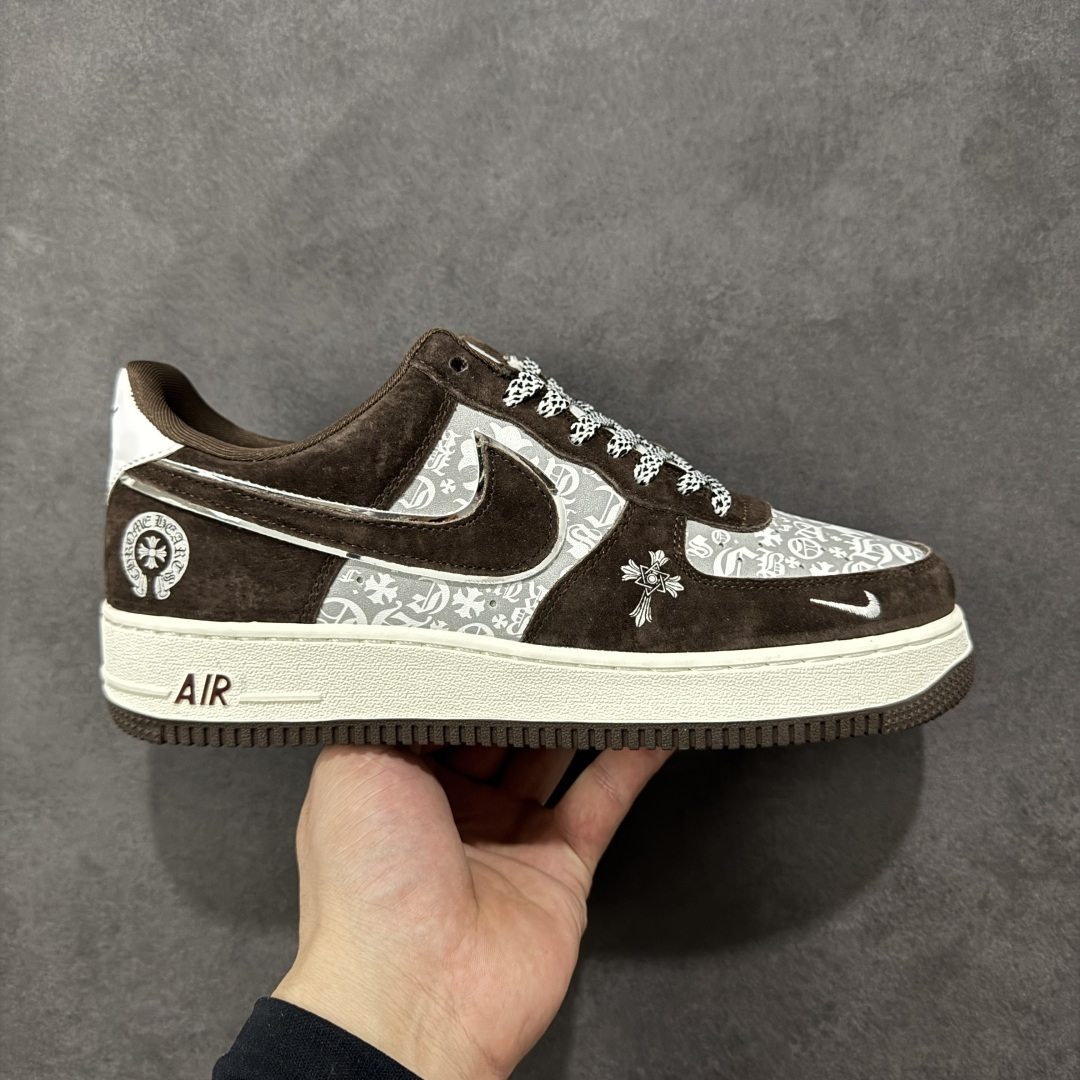 【纯原】NIke Air Force 1 '07 Low “克罗心联名——浅栗翻毛”空军一号 低帮 运动