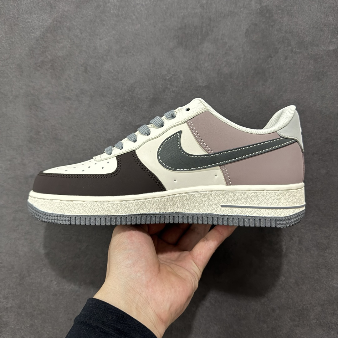 【纯原】Nike Air Force 1 '07 Low “北面联名——米灰黑涂鸦勾”空军一号 高端定制