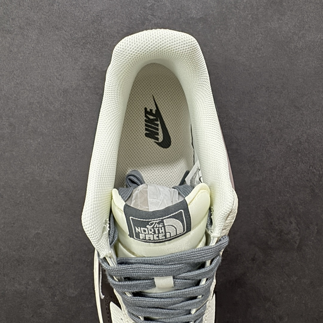 【纯原】Nike Air Force 1 '07 Low “北面联名——米灰黑涂鸦勾”空军一号 高端定制