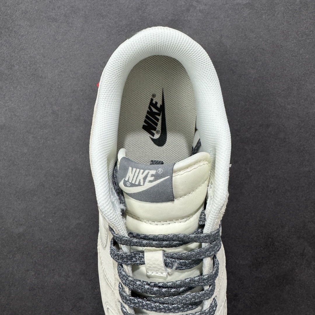 【纯原】Nike SB Dunk Low“ NIKE灰—米灰猪八革” 周年高端定制 低帮休闲板鞋 定制鞋