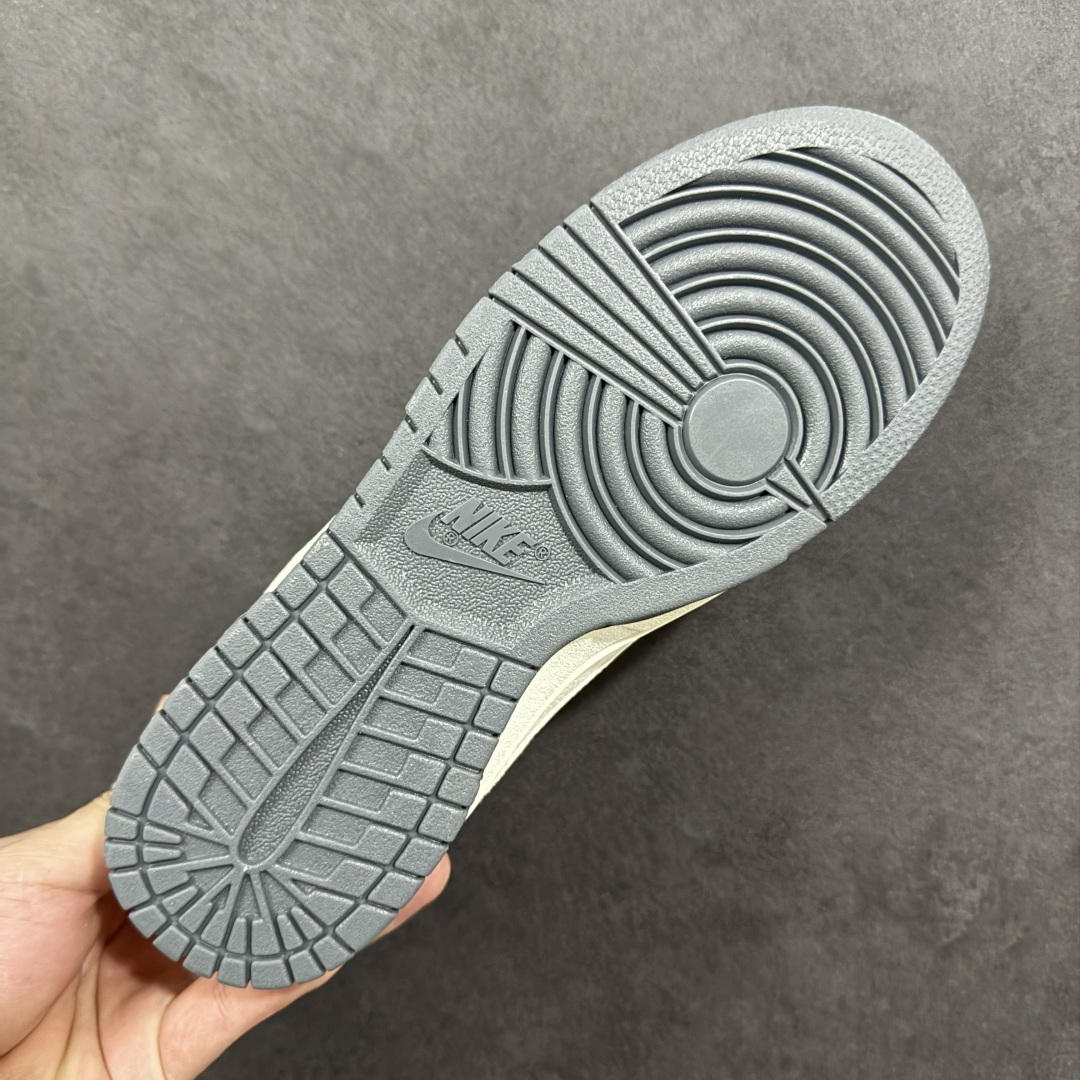 【纯原】Nike SB Dunk Low“ NIKE灰—米灰猪八革” 周年高端定制 低帮休闲板鞋 定制鞋