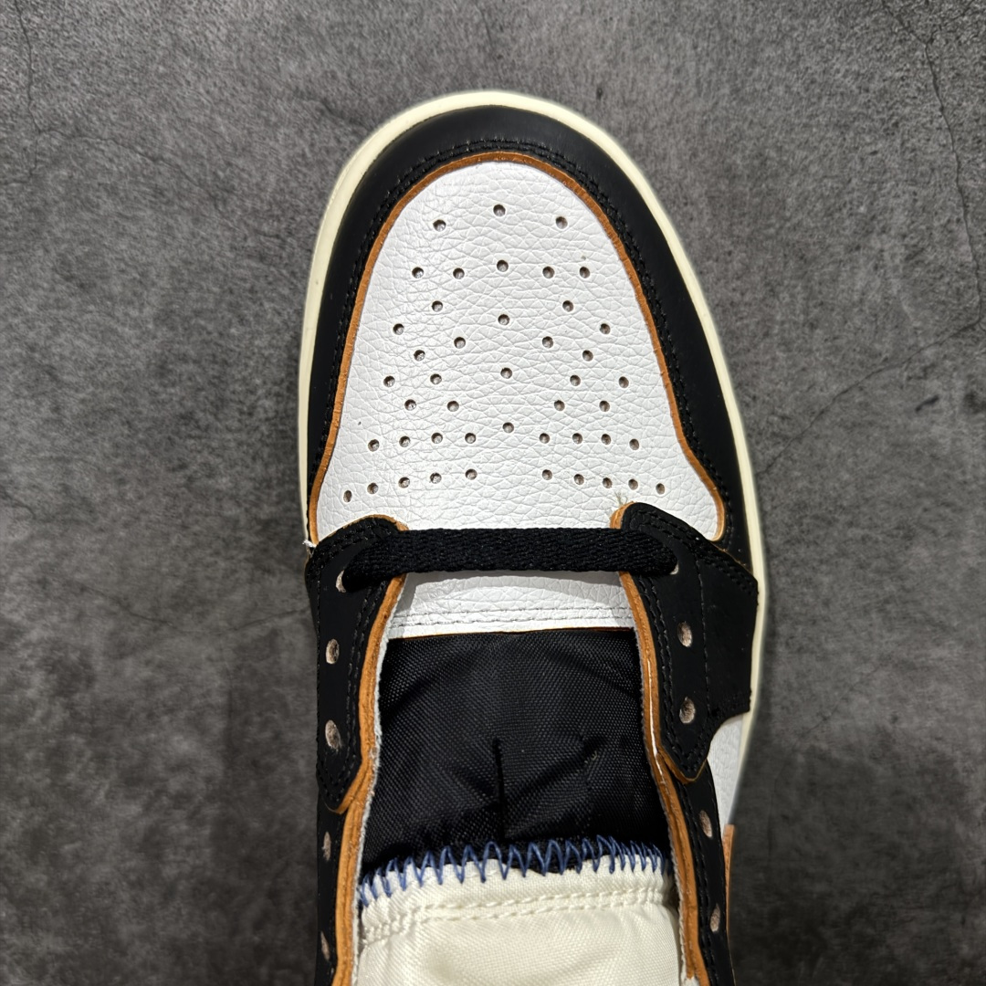 【纯原】Union x Air Jordan 低帮黑白红 AJ1低邦 男女同款 乔丹篮球鞋系列 HQ69