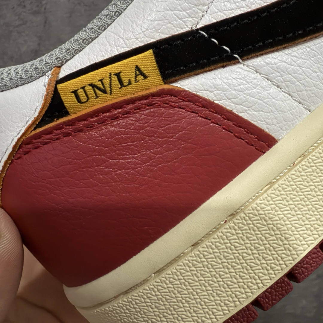 图片[3]-【原厂版】Union x Air Jordan 低帮黑白红 AJ1低邦 男女同款 乔丹篮球鞋系列 HQ6998-106 国内一线头部知名大厂出品 高端外贸零售专供品质 原鞋原楦头纸板开发 原厂防尘纸 极致一眼正品既视感 尺码：36-47.5带半码-选品中心
