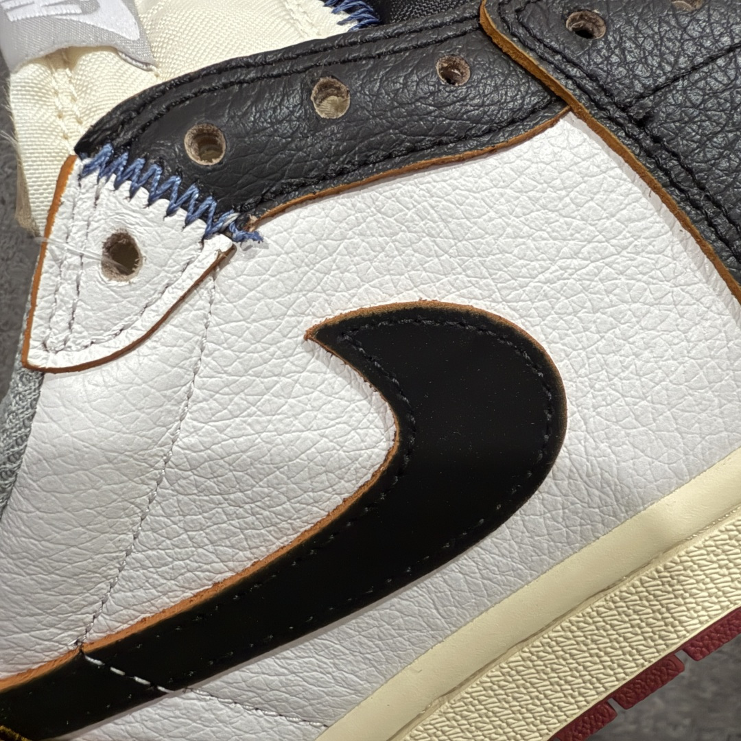 图片[4]-【原厂版】Union x Air Jordan 低帮黑白红 AJ1低邦 男女同款 乔丹篮球鞋系列 HQ6998-106 国内一线头部知名大厂出品 高端外贸零售专供品质 原鞋原楦头纸板开发 原厂防尘纸 极致一眼正品既视感 尺码：36-47.5带半码-选品中心