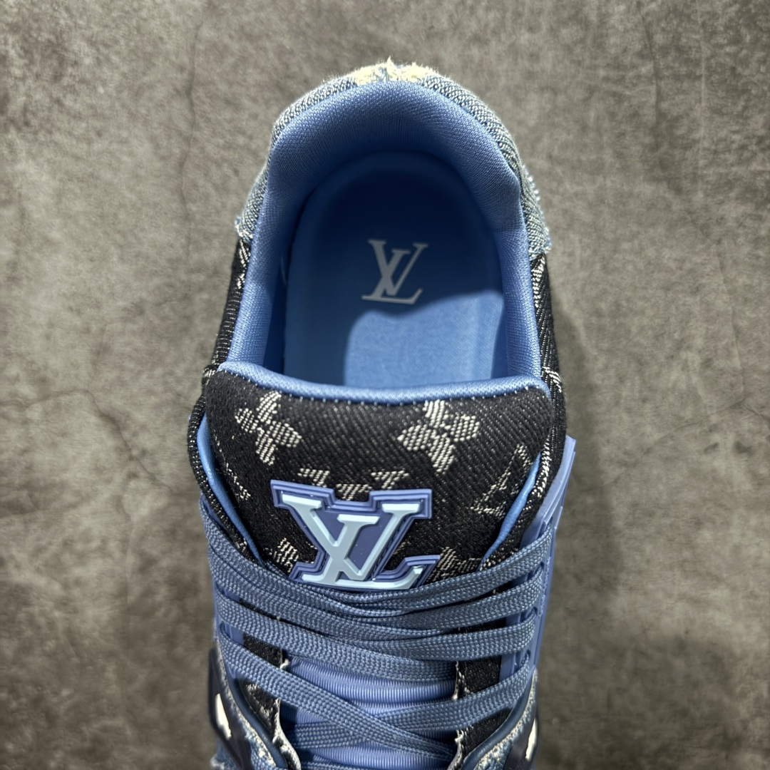图片[8]-【莞产YS版本】Louis Vuitton Trainer lv时装走秀运动鞋 完美鞋型超高的清洁度 零毛边线头瑕疵 全套原楦原纸版原鞋开模 全网最具灵魂的版型 正确原装黄色鞋盒 正确中底印花 鞋面印花3D高频深度立体 全鞋电脑针车 紧密相连 针距密度一致 环保乳胶注塑鞋垫 厚度脚感还原原版 皮面裁剪部位 统一油边封口工艺 原装橡胶大底含胶量大底组合零偏差 专柜全套包装 防尘袋 说明书 质保卡 男女鞋 尺码： 39 40 41 42 43 44 45-选品中心