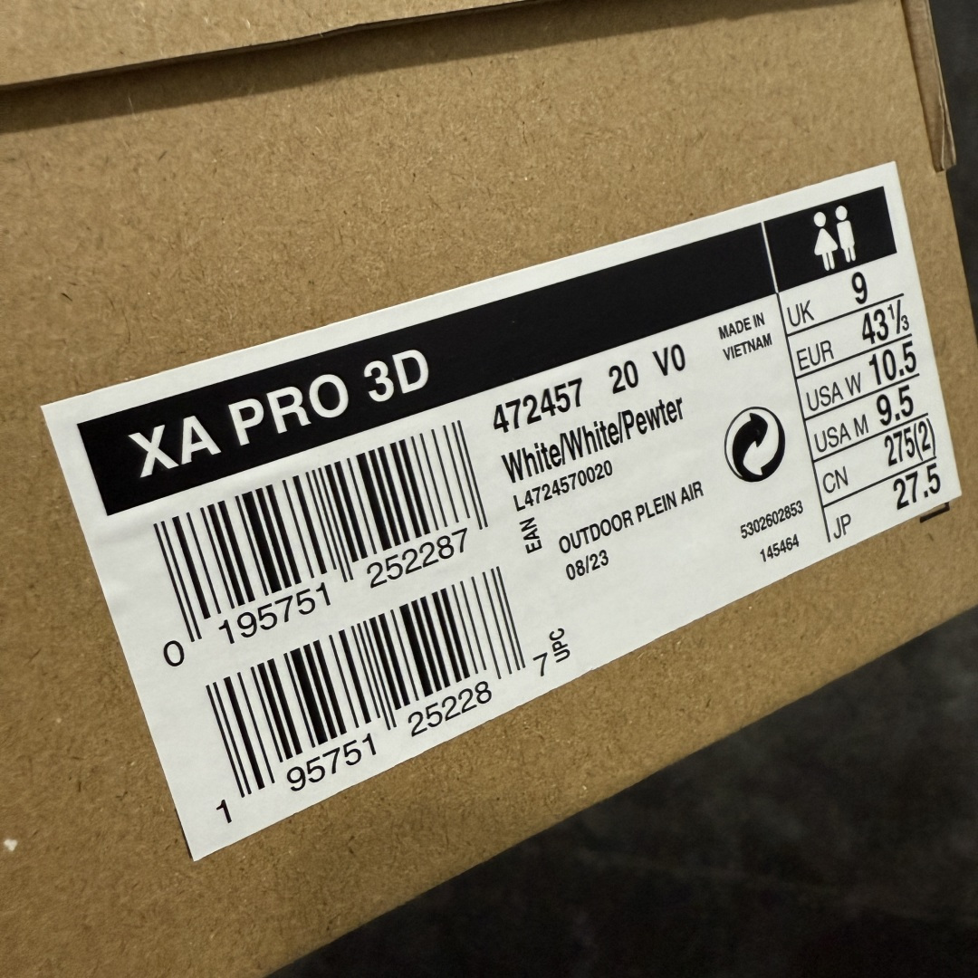 图片[9]-【666版本】SALOMON 萨洛蒙 XA PRO 3D 户外运动 网布减震防滑透气 低帮跑步鞋 男女同款 白灰渐变 472457 全新品质 巅峰之作 所有配色均购物原版拆解1：1开发 原材料打造 非市场公版便宜货 私模大底 清洁度比市场所有版本都高 全套原纸板楦头开发 原厂网布配套 确保原汁原味 完美呈现版型 原档数据独家私模五层组合大底 男女鞋同步官方开发至46 原装Ortholite轻量化鞋垫 中底布带钢印编号 原厂TPU锁扣 进口港宝加持 后跟自然饱满 还原公司包裹性 鞋面采用SENSIFT贴合技术 全方位贴合包裹脚型 鞋跟部鞋底牵引设计 提供强大的抓地性能 更适应野外崎岖不平的道路 其3D ADVANCED CHASSIS底盘 材料轻量大化 钉齿设计更具稳定性 防护性 鞋底易磨损区运用CONTAGRIP高耐磨材料 应对城市硬质路面长距离跑考验 尺码：36 36.5 37.5 38 38.5 39 40 40.5 41 42 42.5 43 44 45 46-选品中心