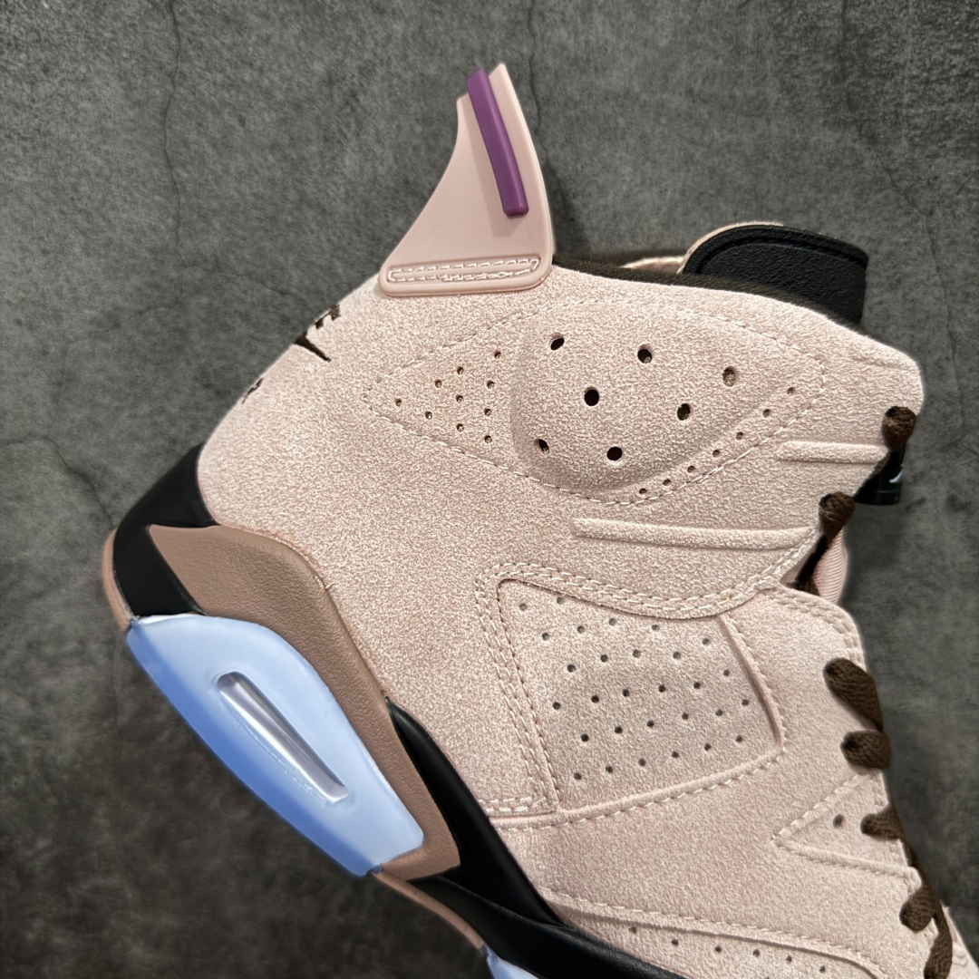 【纯原】A Ma Maniere x Air Jordan 6 AJ6烟熏粉紫 货号：IF3103-20