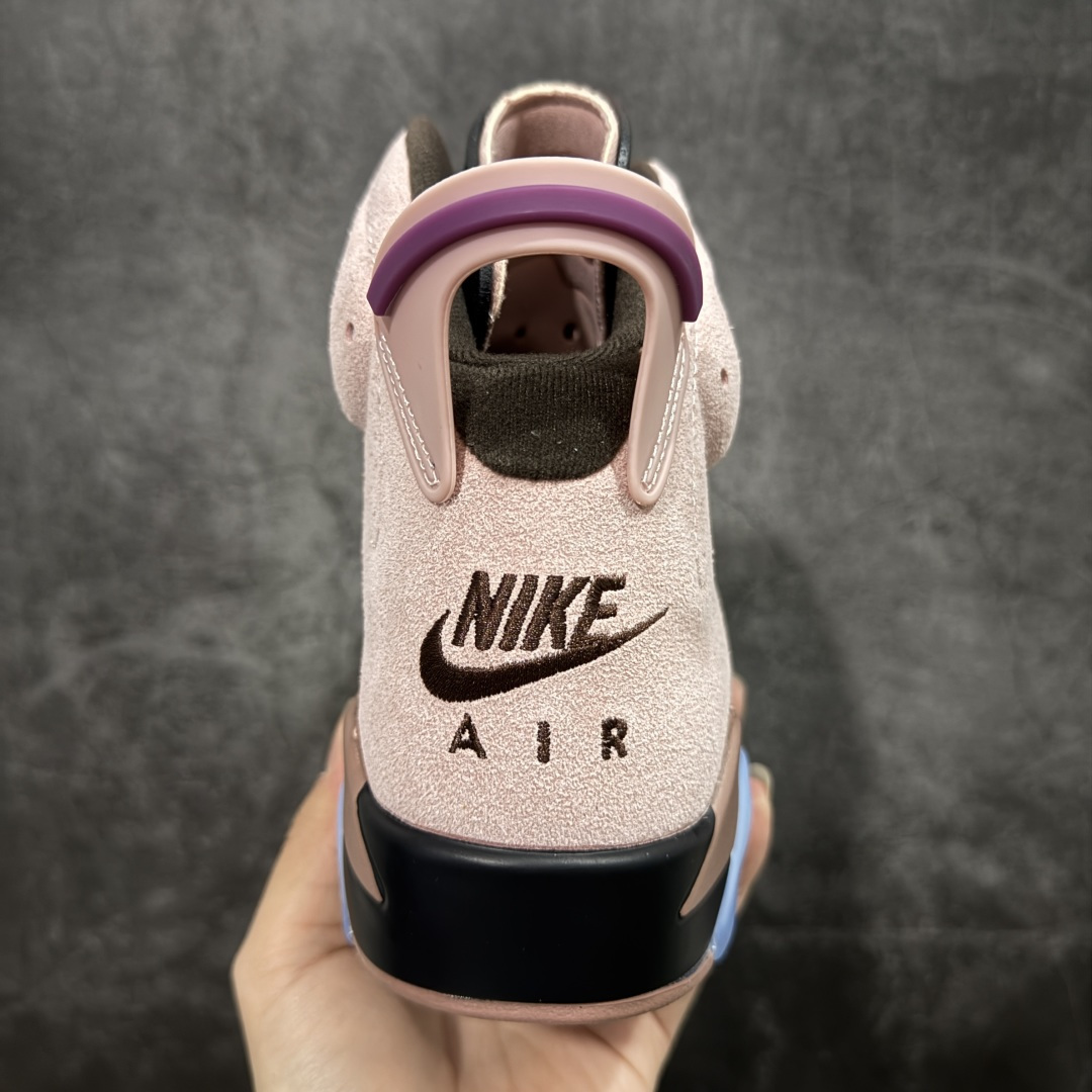 【纯原】A Ma Maniere x Air Jordan 6 AJ6烟熏粉紫 货号：IF3103-20