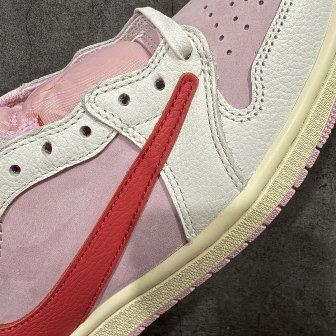 【纯原】Travis Scott x Air Jordan AJ1 Low OG SP TS联名倒钩低帮