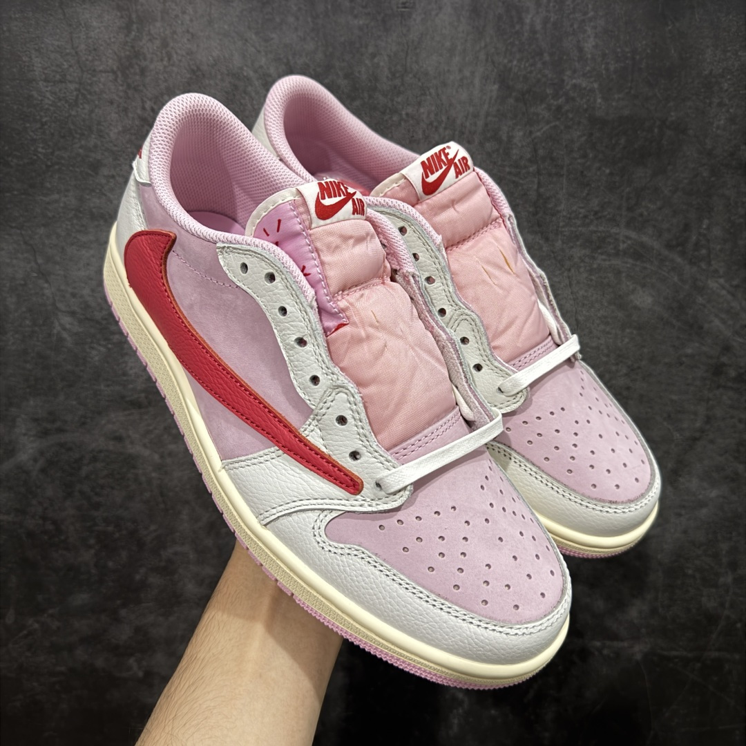 【纯原】Travis Scott x Air Jordan AJ1 Low OG SP TS联名倒钩低帮