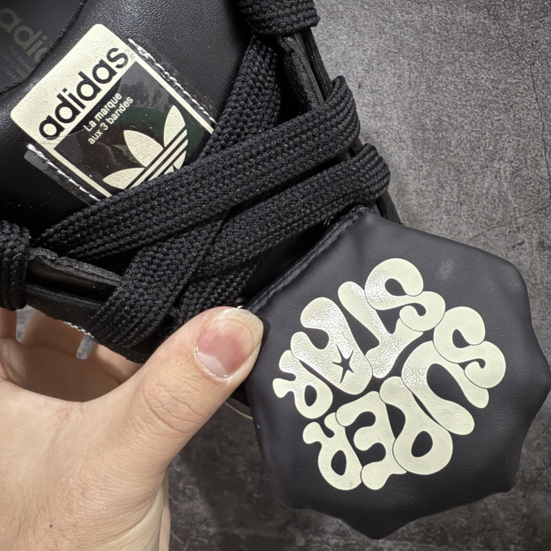 图片[6]-【纯原版】GALI x adidas originals SUPERSTAR PUFFY SHELL 贝壳头系列 厚底三叶草低帮经典百搭休闲运动板鞋 纯原版出货 目前市场最优 正确版型材料 配件齐全 正确大鞋盒 清洁度细节都优于市场版本 欢迎对比 货号：KJ6976 号码：36-45-选品中心