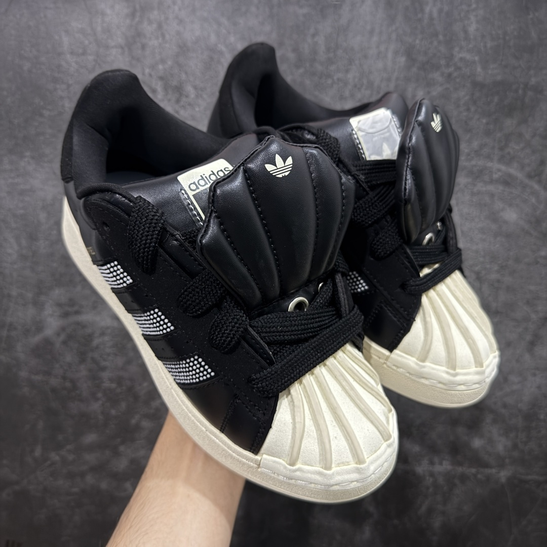 【纯原版】GALI x adidas originals SUPERSTAR PUFFY SHELL 贝壳头系列 厚底三叶草低帮经典百搭休闲运动板鞋 纯原版出货 目前市场最优 正确版型材料 配件齐全 正确大鞋盒 清洁度细节都优于市场版本 欢迎对比 货号:KJ6976 号码:36-45-选品中心
