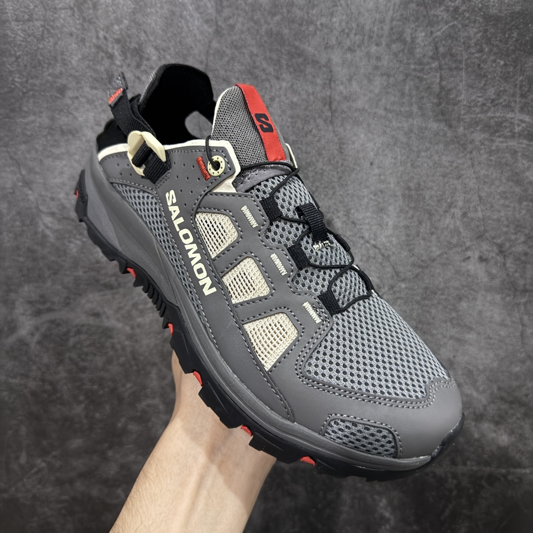 【纯原】SALOMON萨洛蒙 Techamphibian 5 T5圆头舒适 透气速干抓地 溯溪鞋 纯原外