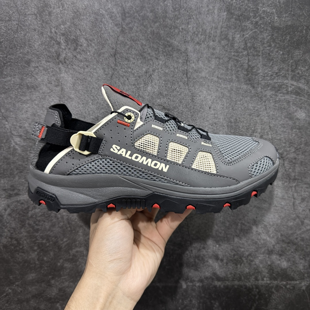 【纯原】SALOMON萨洛蒙 Techamphibian 5 T5圆头舒适 透气速干抓地 溯溪鞋 纯原外