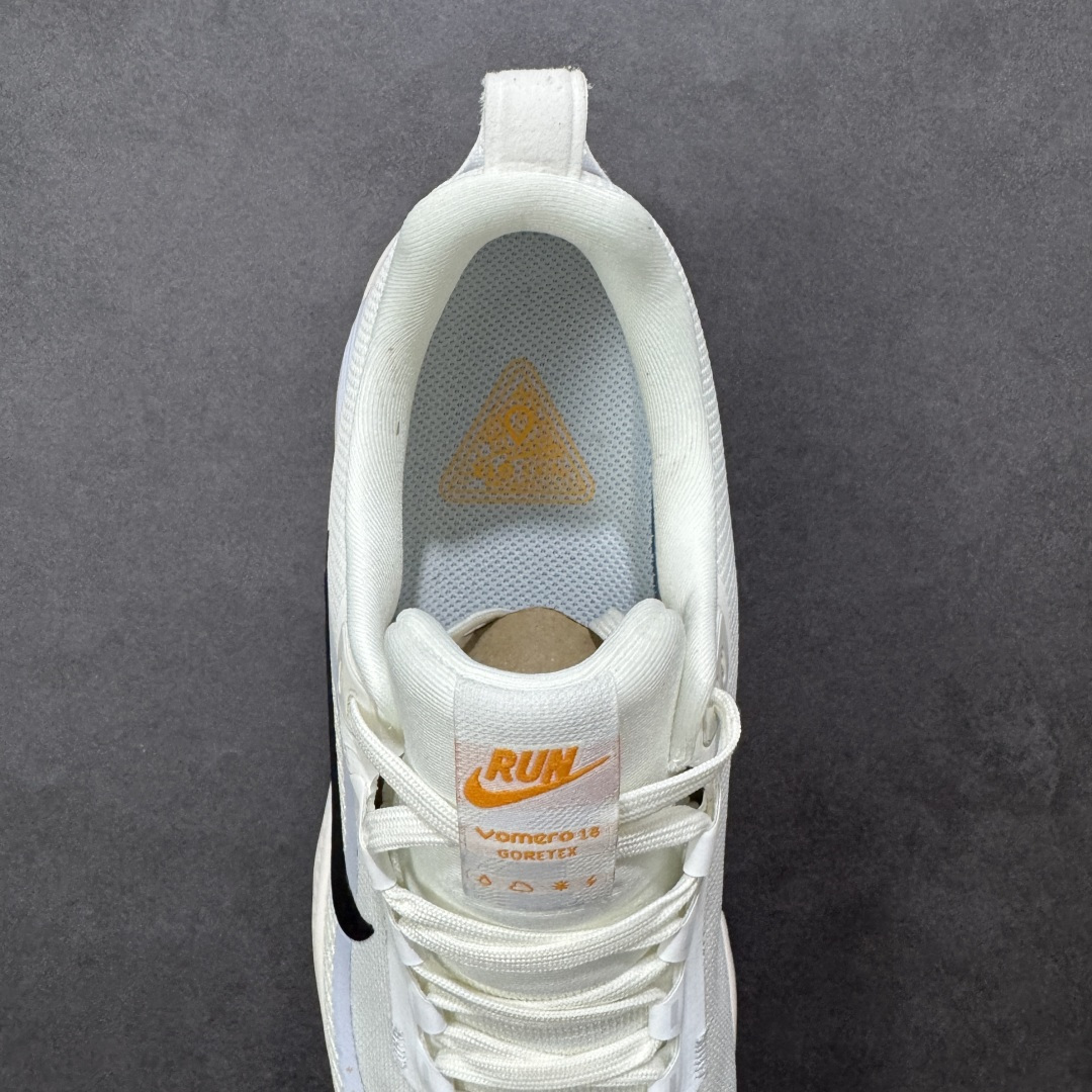 图片[7]-【公司级】Nike VOMERO 18 GTX 耐克 舒适减震防滑 低帮跑步鞋 全掌ReactX泡绵中底 前掌和后跟还配备了Air Zoom气垫单元 据说跑起来更快更舒适哦 这次最大的升级点 首次引入了ReactX泡绵 货号： HQ7002-100 尺码：40-45-选品中心