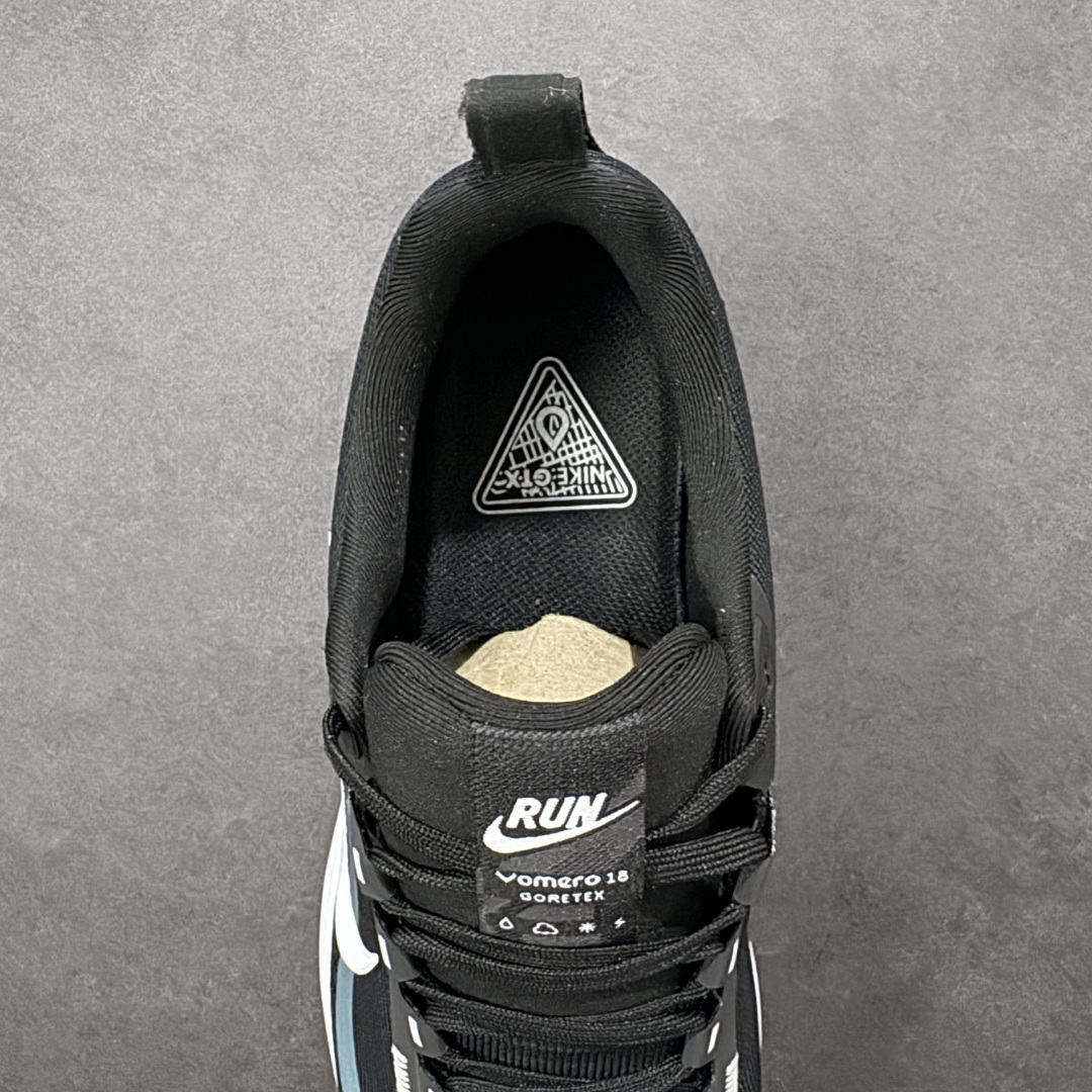 图片[7]-【公司级】Nike VOMERO 18 GTX 耐克 舒适减震防滑 低帮跑步鞋 全掌ReactX泡绵中底 前掌和后跟还配备了Air Zoom气垫单元 据说跑起来更快更舒适哦 这次最大的升级点 首次引入了ReactX泡绵 货号： HQ7002-002 尺码：40-45-选品中心