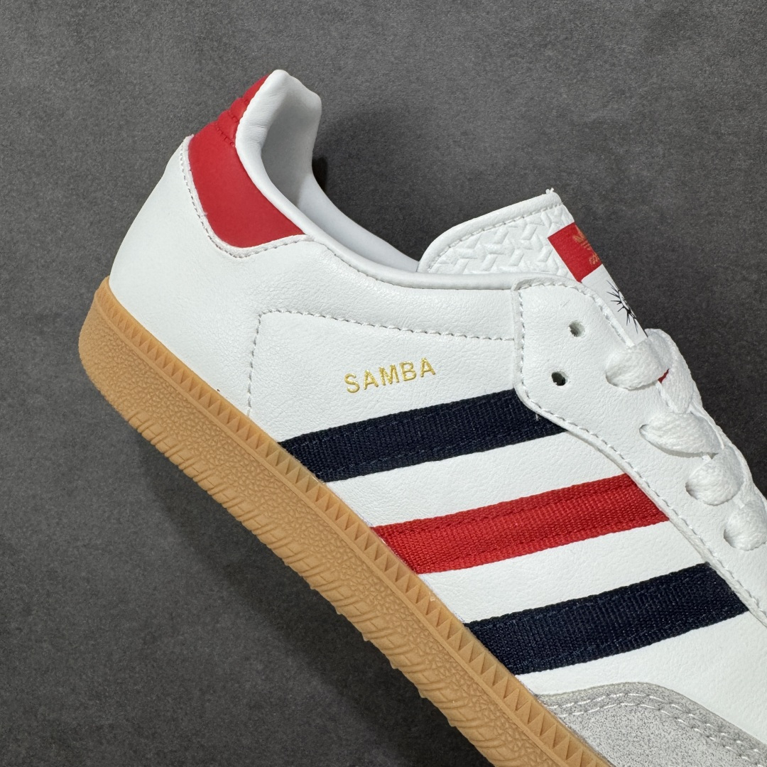 图片[6]-【公司级】Adidas三叶草SAMBA OG 休闲板鞋 性价比天花板 该鞋款鞋面采用多种材料拼接(缝/车线) Superstar系列又备受众多滑板爱好者的青睐 这款Superstar经典鞋 沿用50年来的贝壳鞋头样式 继往开来 采用皮革鞋面和浑厚全包大底设计 烫金徽标伴你在滑板上留下“流星”般绚丽的轨迹 货号： HQ4950 尺码： 36 36.5 37.5 38 38.5 39 40 40.5 41 42 42.5 43 44 44.5 45 编码：YQA170180-选品中心