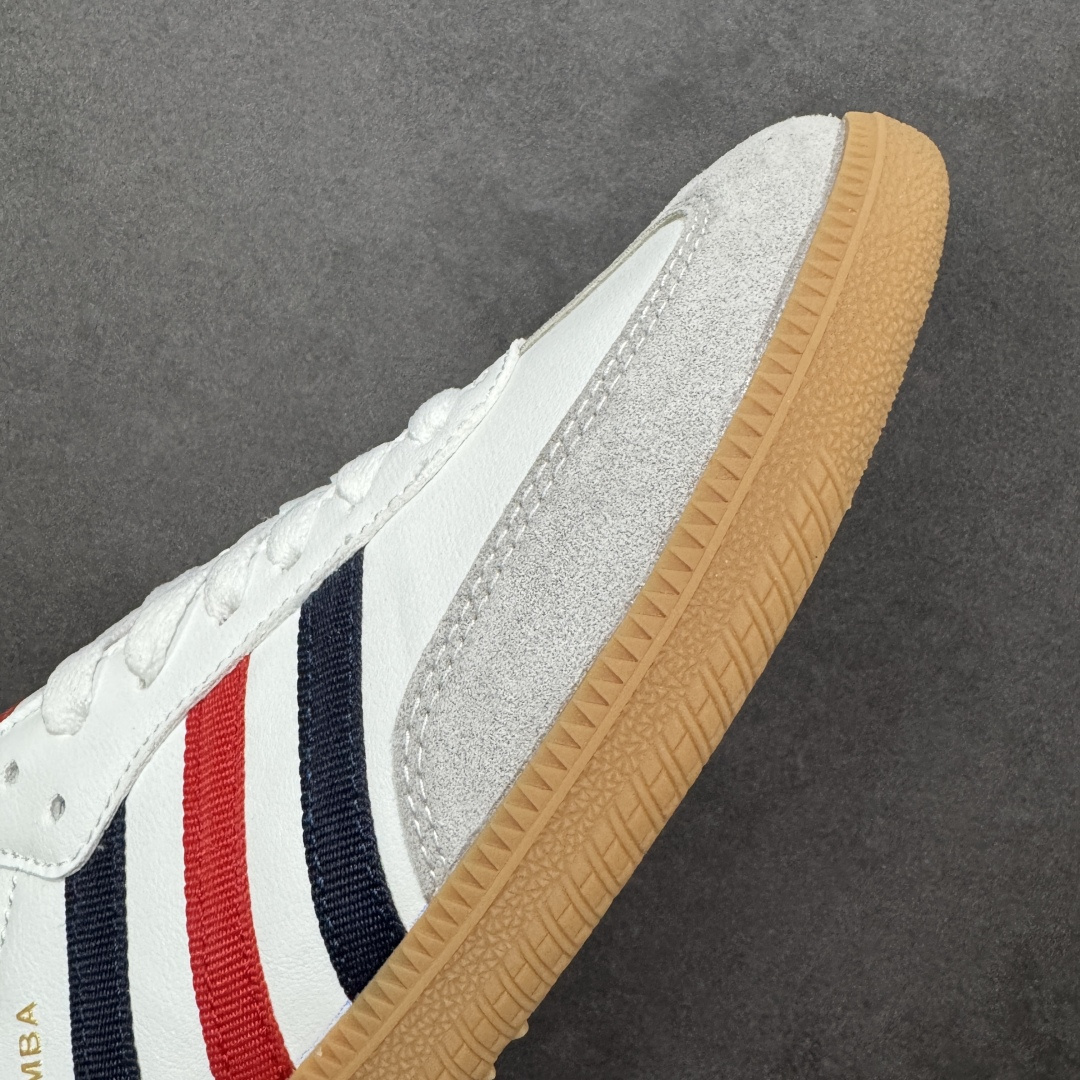 图片[5]-【公司级】Adidas三叶草SAMBA OG 休闲板鞋 性价比天花板 该鞋款鞋面采用多种材料拼接(缝/车线) Superstar系列又备受众多滑板爱好者的青睐 这款Superstar经典鞋 沿用50年来的贝壳鞋头样式 继往开来 采用皮革鞋面和浑厚全包大底设计 烫金徽标伴你在滑板上留下“流星”般绚丽的轨迹 货号： HQ4950 尺码： 36 36.5 37.5 38 38.5 39 40 40.5 41 42 42.5 43 44 44.5 45 编码：YQA170180-选品中心