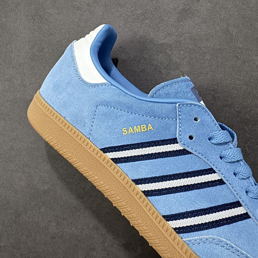 图片[6]-【公司级】Adidas三叶草SAMBA OG 休闲板鞋 性价比天花板 该鞋款鞋面采用多种材料拼接(缝/车线) Superstar系列又备受众多滑板爱好者的青睐 这款Superstar经典鞋 沿用50年来的贝壳鞋头样式 继往开来 采用皮革鞋面和浑厚全包大底设计 烫金徽标伴你在滑板上留下“流星”般绚丽的轨迹 货号： IH6827 尺码： 36 36.5 37.5 38 38.5 39 40 40.5 41 42 42.5 43 44 44.5 45 编码：YQA170180-选品中心