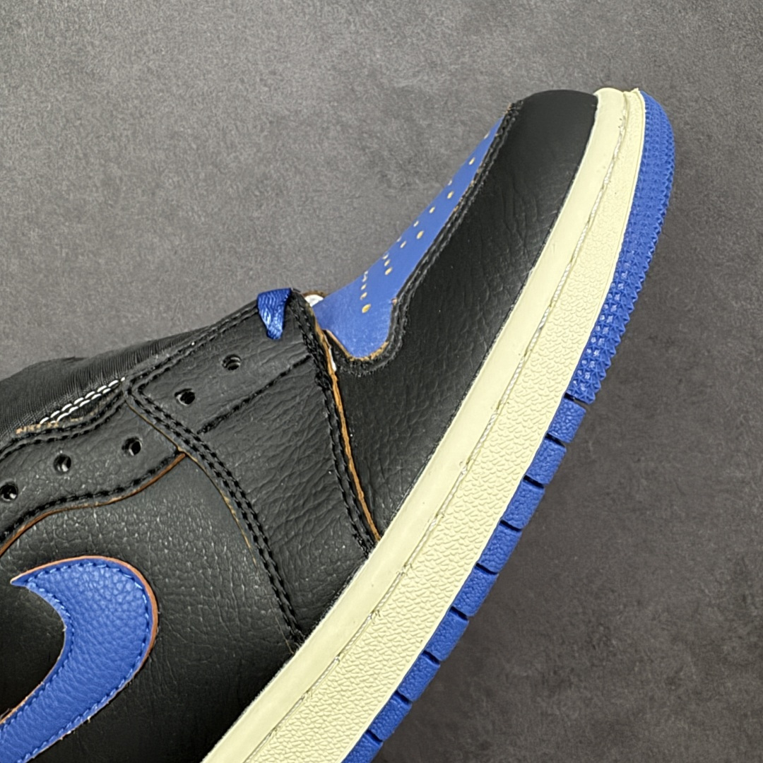 图片[5]-【福利特价】Fragment Design x Union x Jordan Air Jordan 1 Retro High Og Nrg 三方联名款 牛皮 舒适 防滑 高帮 复古篮球鞋 男女同款 蓝白拼接 Air Jordan 1于1985年推出，是耐克第一双以乔丹名字命名的篮球鞋，正是这双鞋，开启了一个时代。Air Jordan 1外形的灵感来自于在当年风靡一时的AirForce 1，同时降低中底厚度，减轻重量，增加贴地感，并采用了后掌Air Sole气垫和最经典的飞翼Logo来自于当时的Nike创意总监Peter Moore。 货号：IQ7847-001 尺码：36 36.5 37.5 38 38.5 39 40 40.5 41 42 42.5 43 44 44.5 45-选品中心