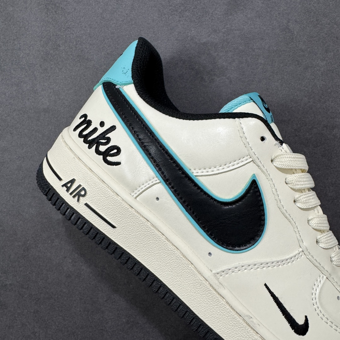 【纯原】Nike Air Force 1'07 Low 杏白墨青 空军一号低帮休闲板鞋#原楦头原纸板 高