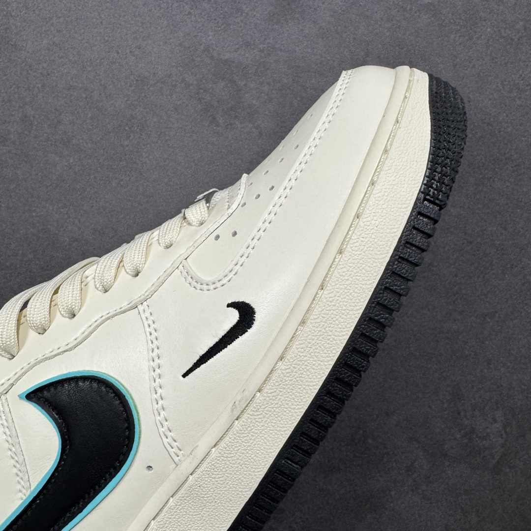 【纯原】Nike Air Force 1'07 Low 杏白墨青 空军一号低帮休闲板鞋#原楦头原纸板 高