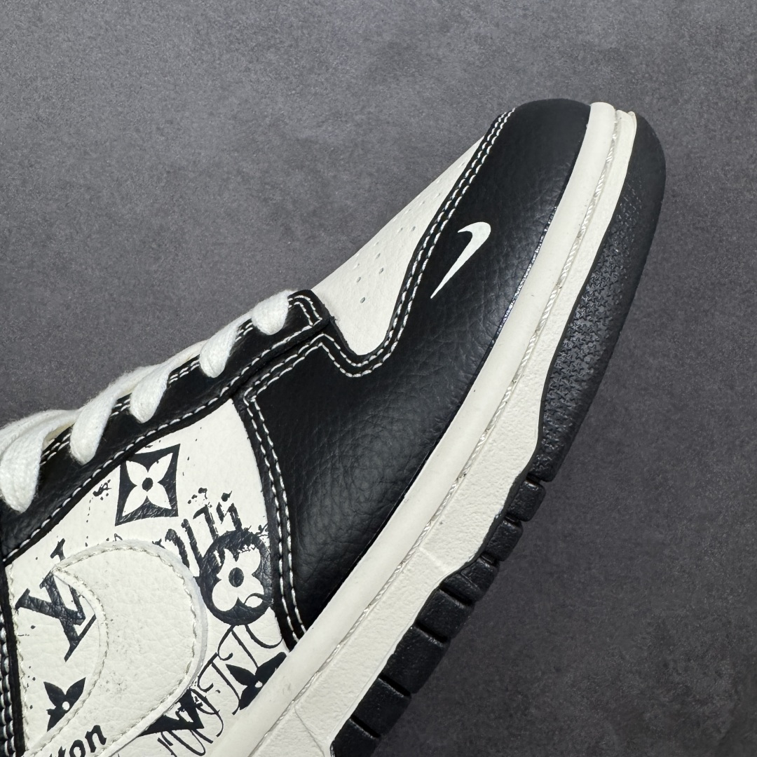 【纯原】Nike SB Dunk Low LV联名 米白黑印花 高端定制 低帮休闲板鞋#定制鞋盒 大厂纯