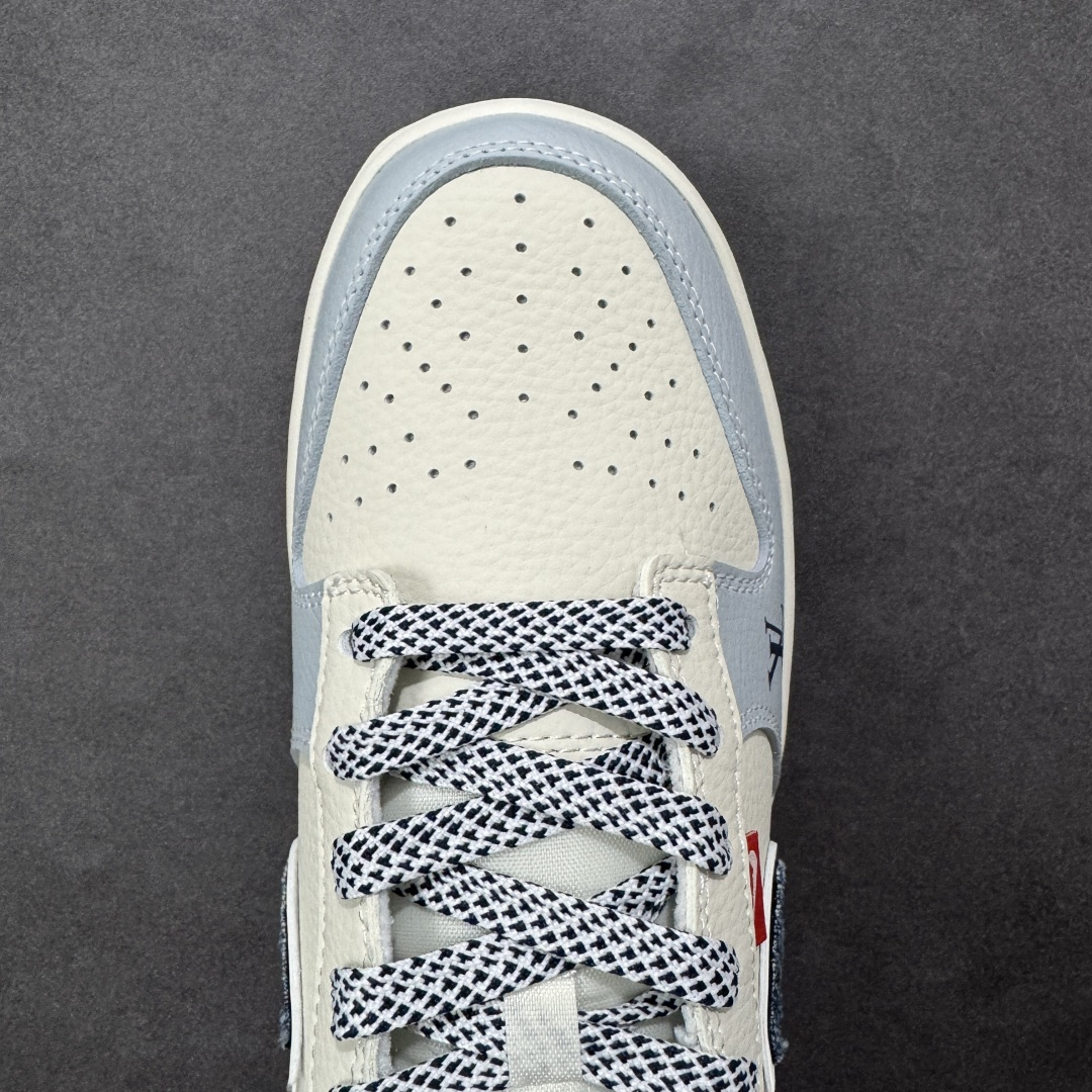 【纯原】Nike SB Dunk Low LV联名 米灰蓝牛仔 周年高端定制 低帮休闲板鞋#定制鞋盒 大