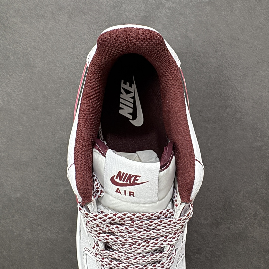 【纯原】Nike Air Force 1'07 Low 北面联名 白锈红 空军一号低帮休闲板鞋#原楦头原