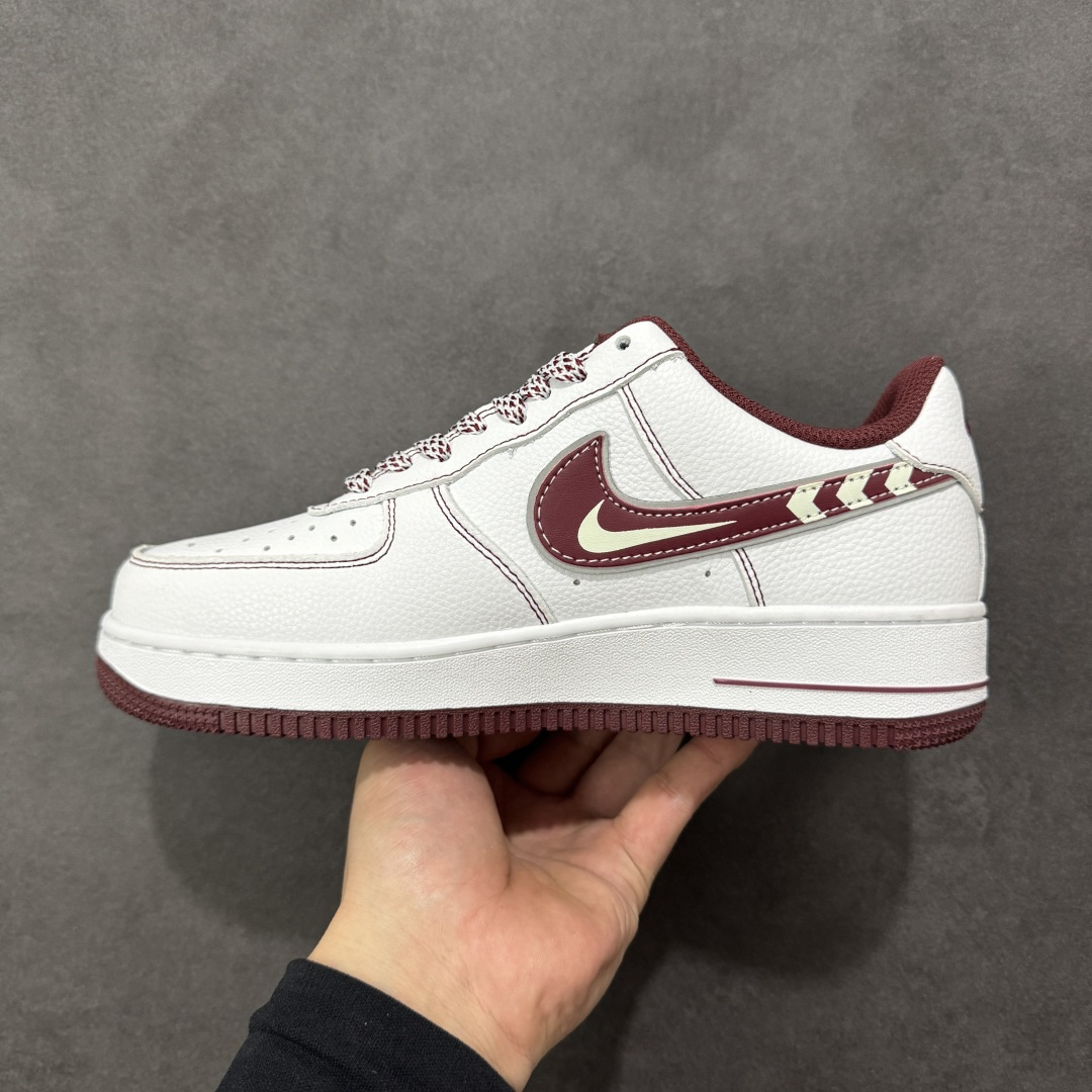 【纯原】Nike Air Force 1'07 Low 北面联名 白锈红 空军一号低帮休闲板鞋#原楦头原