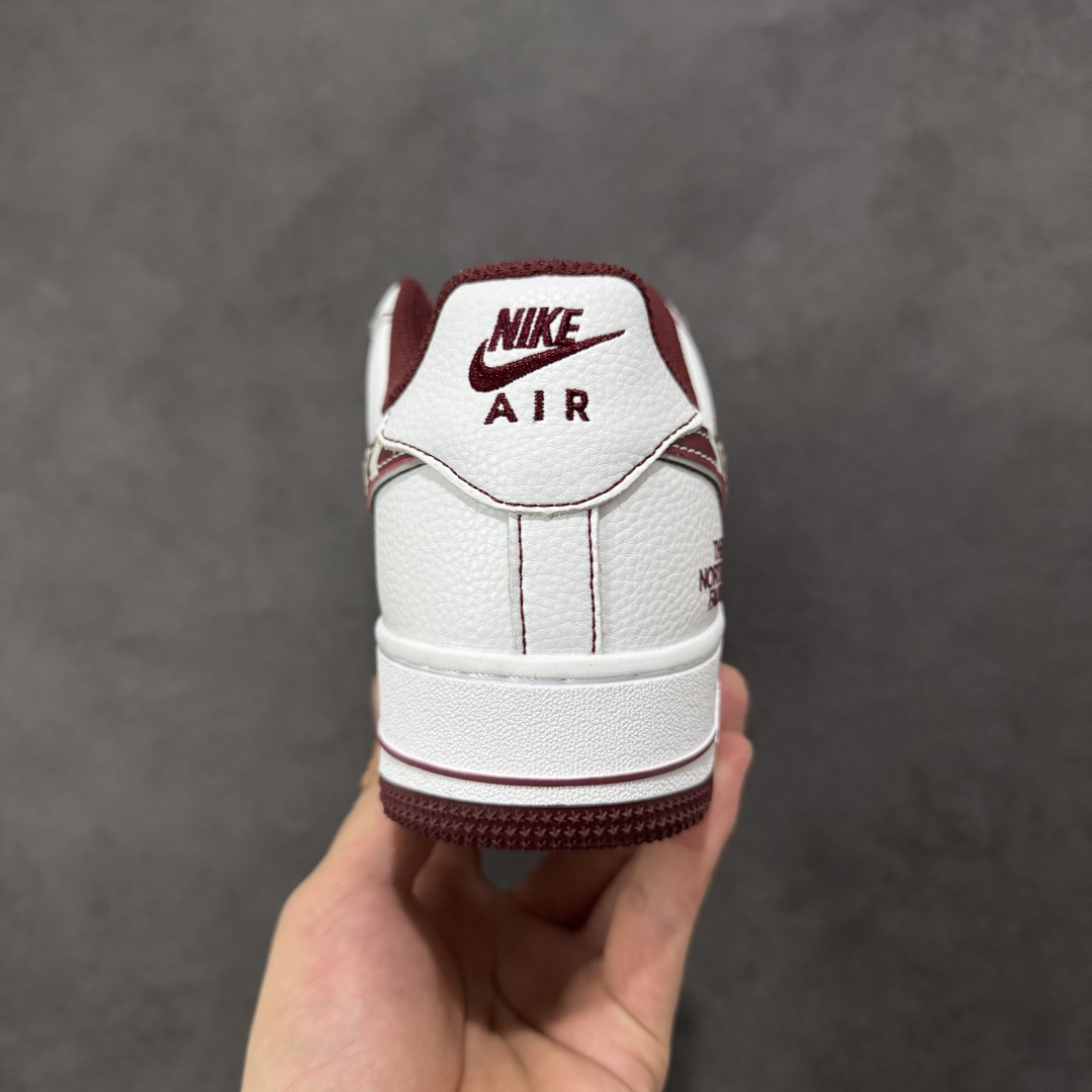 【纯原】Nike Air Force 1'07 Low 北面联名 白锈红 空军一号低帮休闲板鞋#原楦头原