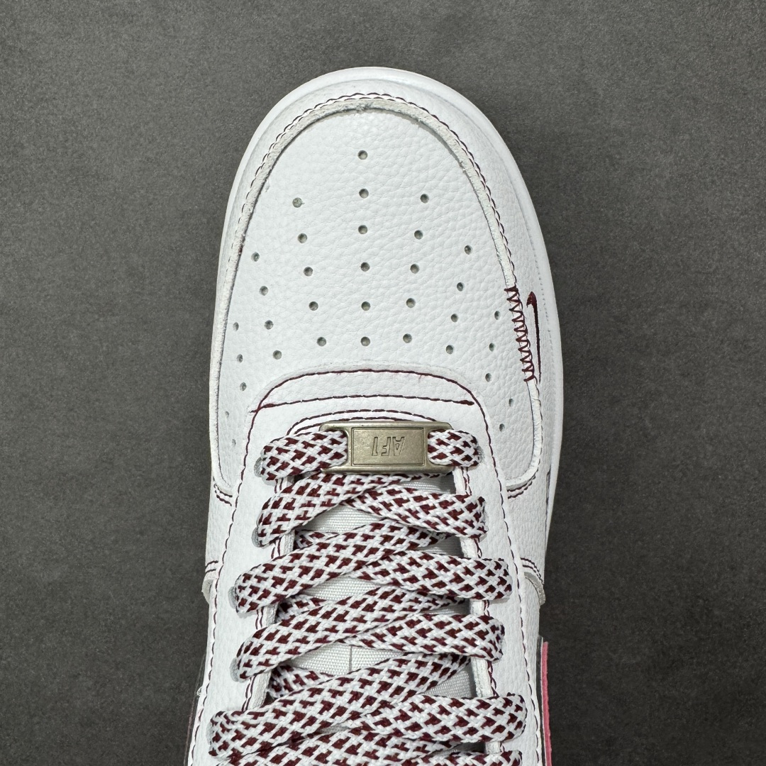 【纯原】Nike Air Force 1'07 Low 北面联名 白锈红 空军一号低帮休闲板鞋#原楦头原