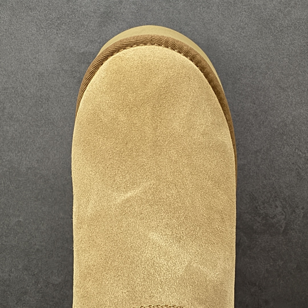 图片[8]-【莞产X1版本】全网最齐ugg130个配色市面顶级版本 UGG8311 短款鱼人坡跟5cm厚底羊皮毛一体雪地靴女款 广州外贸大厂生产鞋头到鞋垫真羊皮毛一体独立外盒包装芯片带防水工艺区别市面任何版本 5cm厚底独立原版开发大底羊绒鞋垫冬季保暖外出家居都是很适合的选择进年uug推出款式系列局部偏向年轻消费者喜好也走到时尚潮流穿搭的前沿鞋身材质防泼水涂层翻毛皮鞋面17毫米UGGPURE™植入式羊毛内底轻便防滑舒适橡胶外底带有品牌LOGO商标带全套包装 尺码：353637383940-选品中心