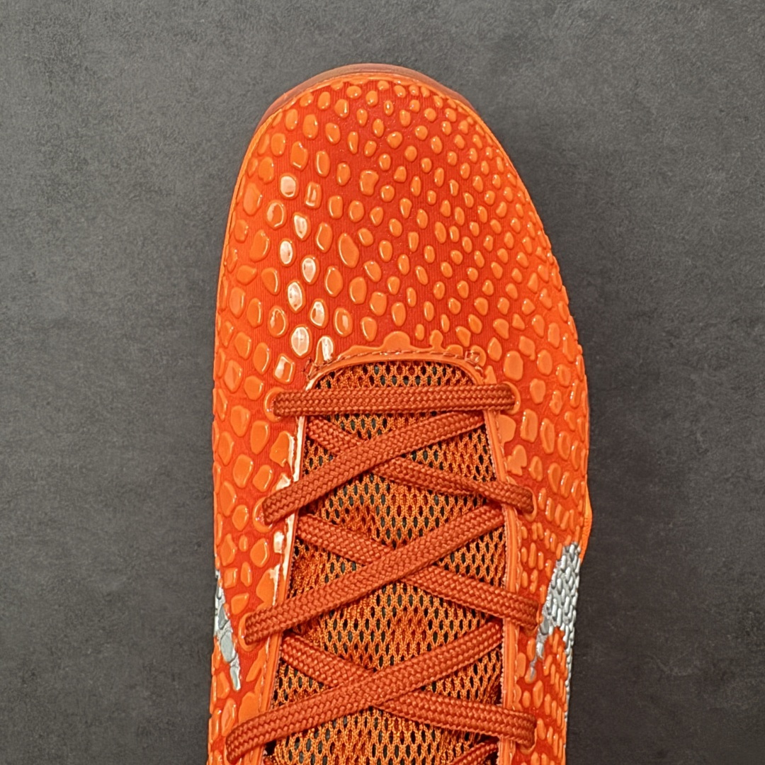 【纯原】Nike Zoom Kobe 6 Protro“Total Orange” 舒适百搭 防滑耐磨 