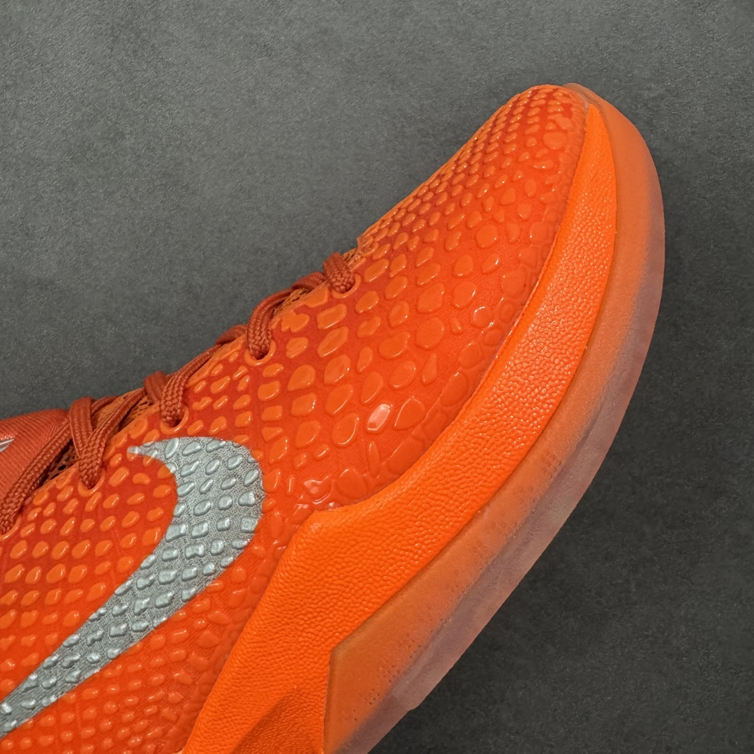 【纯原】Nike Zoom Kobe 6 Protro“Total Orange” 舒适百搭 防滑耐磨 