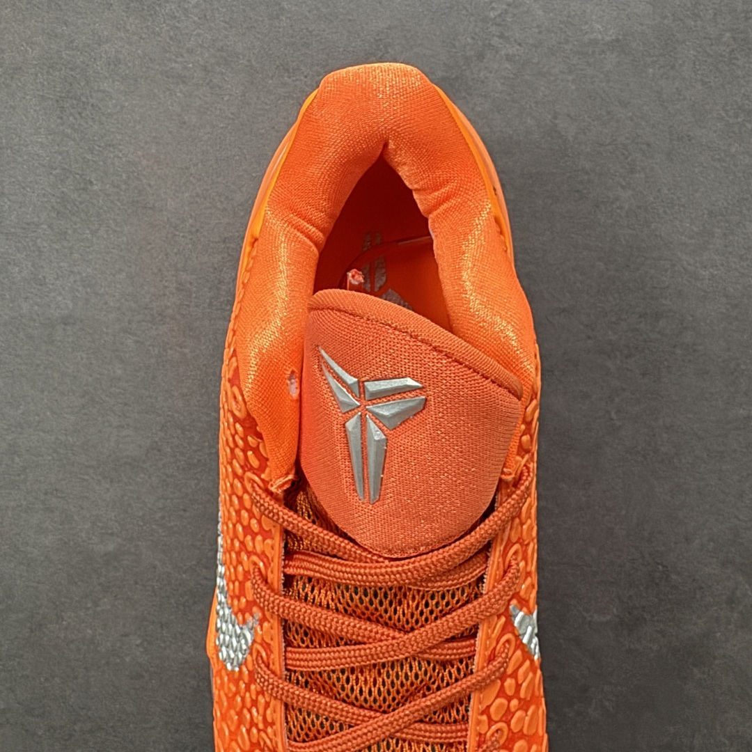 【纯原】Nike Zoom Kobe 6 Protro“Total Orange” 舒适百搭 防滑耐磨 