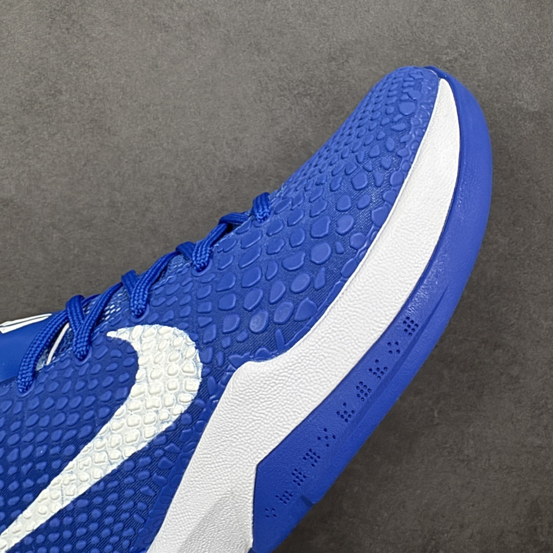 【纯原】Nike Zoom Kobe 6 Protro舒适百搭 防滑耐磨 低帮 篮球鞋 男款 蓝白色 C