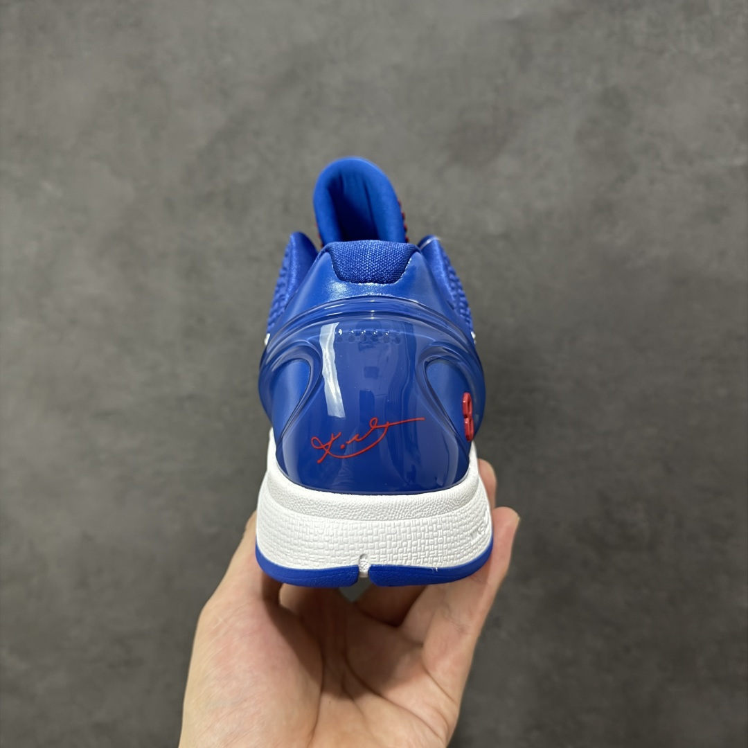 【纯原】Nike Zoom Kobe 6 Protro舒适百搭 防滑耐磨 低帮 篮球鞋 男款 蓝白色 C