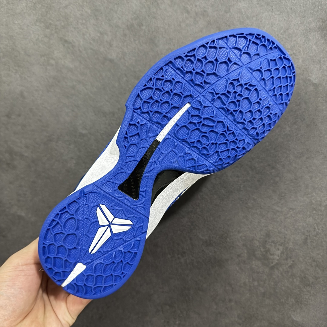 【纯原】Nike Zoom Kobe 6 Protro舒适百搭 防滑耐磨 低帮 篮球鞋 男款 蓝白色 C
