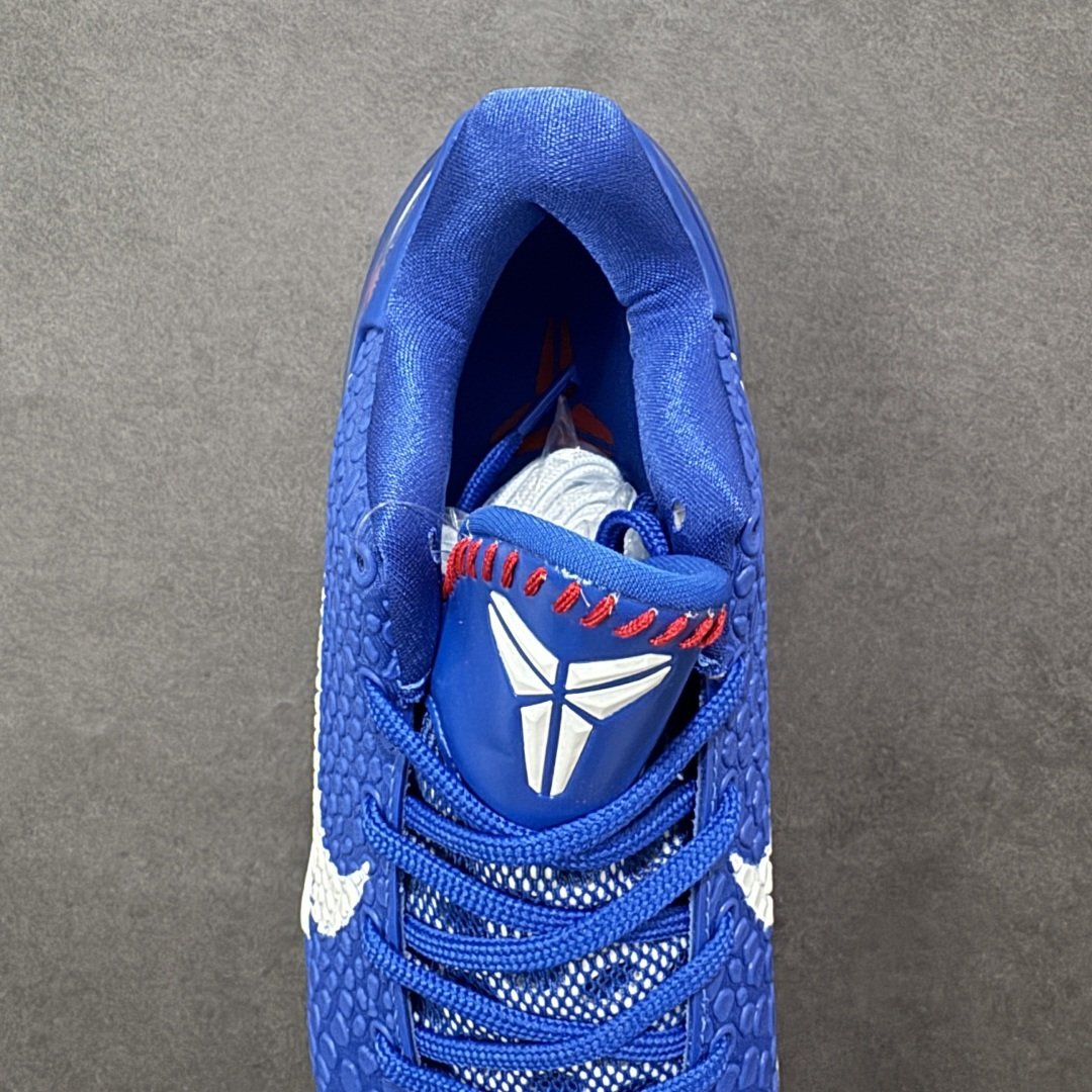 【纯原】Nike Zoom Kobe 6 Protro舒适百搭 防滑耐磨 低帮 篮球鞋 男款 蓝白色 C