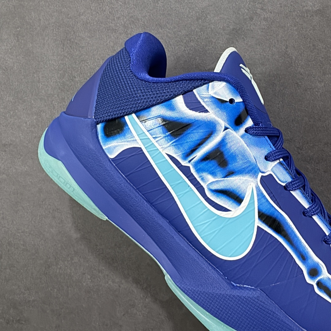 【纯原】NK Kobe V 科比5 科比五 实战篮球鞋夜光骨头蓝色 HJ4303-400 国内一线头部大