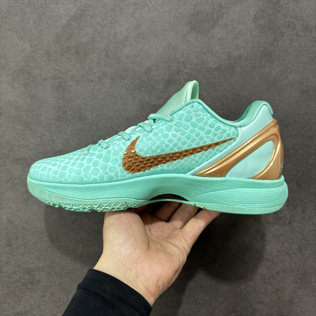 【纯原】Nike Zoom Kobe 6 Protro舒适百搭 防滑耐磨 低帮 篮球鞋 男款 绿色 IQ
