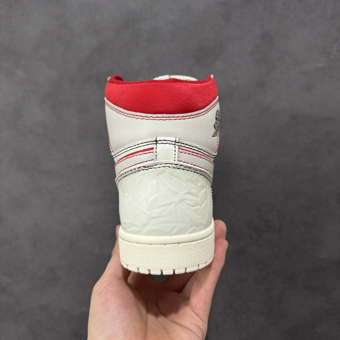 图片[4]-【公司级头层版】Air Jordan 1 High OG 高帮 白棕 AJ1 乔丹1代 aj1 乔1 高邦 金人吊牌 乔丹篮球鞋系列555088-160 采用正确头层皮组合荔枝纹头层皮革鞋面材质 中底注胶孔及缜密中底拉帮工艺 内置气垫及耐磨橡胶大底 尺码：36-47.5-选品中心