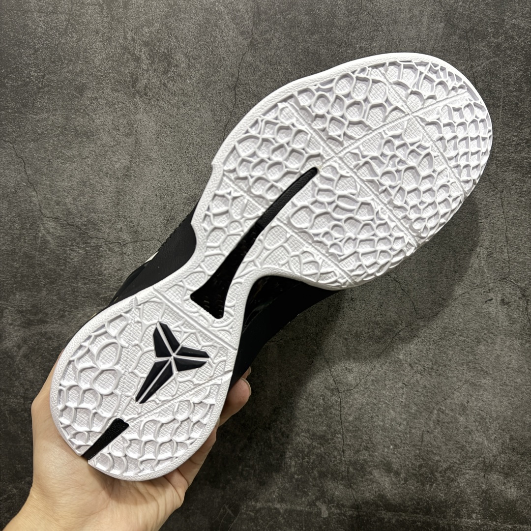 图片[9]-【Star版本】NK Zoom Kobe 6 Protro 科比六代 黑白曼巴 CW2190-002 史上最强复刻 私人团队订单 细节完美对比公司货 前掌超大Zoom Turbo气垫 后掌EVA缓震 真正的原汁原味 还原ZP脚感 全身鞋材卡料色独家定制 唯一正确喷漆工艺Swoosh 正确凹凸蛇鳞工艺 正确鞋面渐变效果 内全置真动飞态线 独立原厂模具 最大尺码达到48.5码 首批不拼图大几率过验 亲测已过 支持各种高强度实战 无需担心 上脚价 补货周期极长 脚宽建议买大半码 科比系列前掌偏窄 不影响二次销售 支持七天无理由退换 尺码：40 40.5 41 42 42.5 43 44 44.5 45 45.5 46 47.5 48.5-选品中心