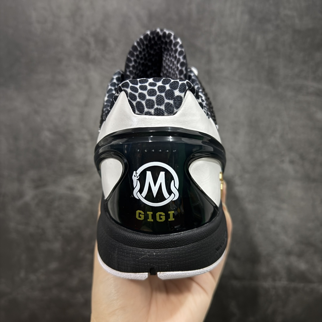 图片[4]-【Star版本】NK Zoom Kobe 6 Protro 科比六代 黑白曼巴 CW2190-002 史上最强复刻 私人团队订单 细节完美对比公司货 前掌超大Zoom Turbo气垫 后掌EVA缓震 真正的原汁原味 还原ZP脚感 全身鞋材卡料色独家定制 唯一正确喷漆工艺Swoosh 正确凹凸蛇鳞工艺 正确鞋面渐变效果 内全置真动飞态线 独立原厂模具 最大尺码达到48.5码 首批不拼图大几率过验 亲测已过 支持各种高强度实战 无需担心 上脚价 补货周期极长 脚宽建议买大半码 科比系列前掌偏窄 不影响二次销售 支持七天无理由退换 尺码：40 40.5 41 42 42.5 43 44 44.5 45 45.5 46 47.5 48.5-选品中心