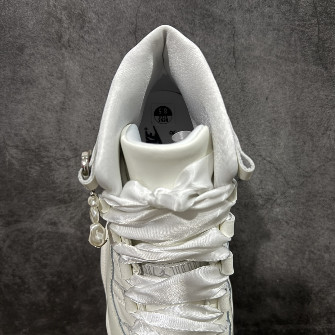 图片[8]-【外贸纯原】Air Jordan 11 Retro \”Pearl\” AJ11 乔丹11代高帮珍珠白 货号：AR0715-110 专业AJ外贸大厂出品 纯原质感 进口头层皮料 中底拉帮线 整体清洁度等各方面细节完全一键转发碾压市面诸多嘴炮\”纯原\” 升级原楦原纸版数据开发版型 采用漆皮镀膜牛培革组合耐磨防刮牛津布鞋面材质 搭载原厂碳纤维缓震中底 还原ZP细节 原厂流水成型工艺 厂级拉帮注胶效果 尺码： 40 40.5 41 42 42.5 43 44 45 46 47.5-选品中心