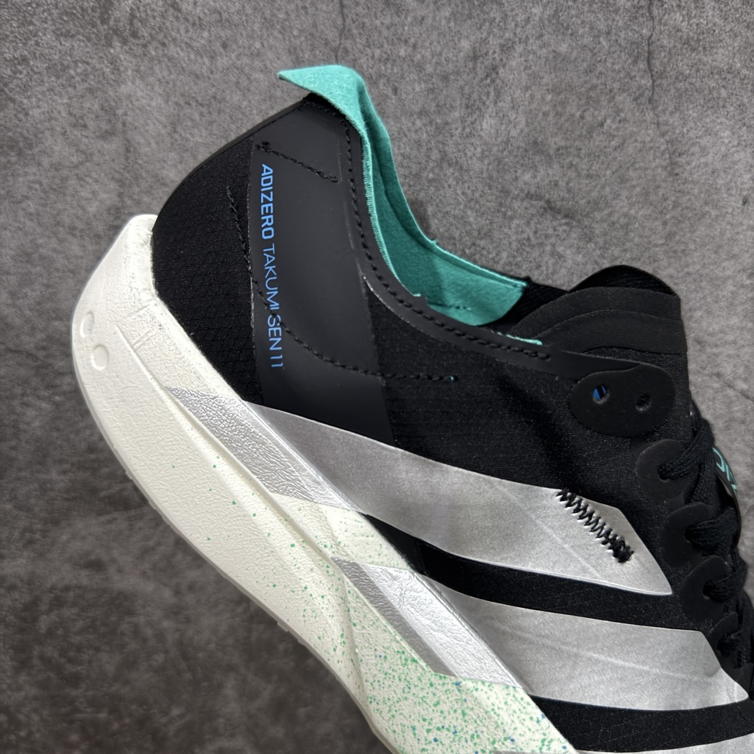 图片[7]-【纯原真碳】Adidas Adizero Takumi Sen 11 W 阿迪达斯 耐磨减震专业跑步鞋 无论是平时训练还是马拉松 让这款跑步鞋伴你畅快开跑 兼具舒适性和结构感 搭载Lightstrike科技 为步伐注入活力 尺码：40-45 货号：JQ2820-选品中心